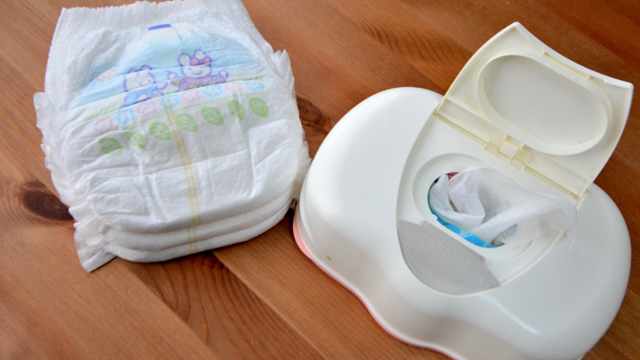 おしりふきと手口ふき